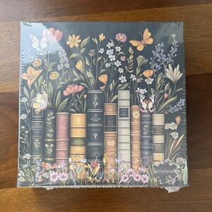 Floral Bookstack 1000 Piece Puzzle